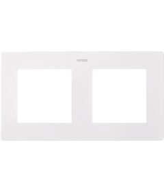 Cadre double blanc Simon 24...