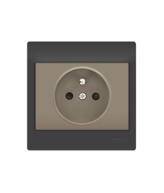 Prise 2P+T MUSIK Marron...