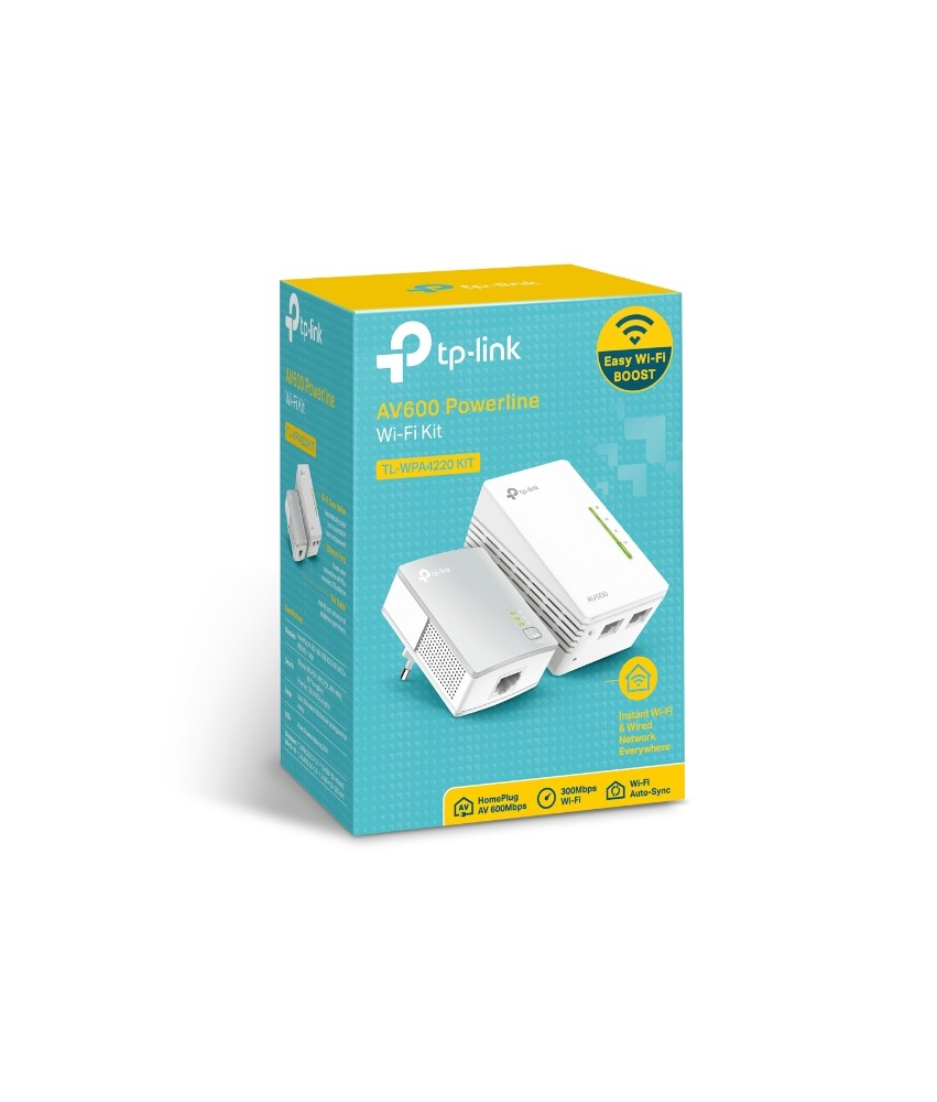 TP LINK Kit 2 CPL AV600 + WiFi N 300 Mbps TL-WPA4220KIT