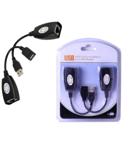 Extendeur USB Sur RJ45/Cat5 – Jusqu'à 45-50 M – Alimentation Via USB, Pas D'Aliment Externe Nécessaire - 9