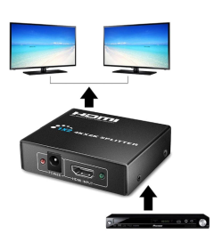SPLITTER HDMI 1 X 2 - 3D, 4K ULTRA HD - NOIR