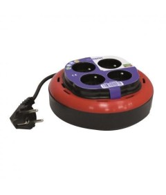 Enrouleur domestique 4x2P+T 5m