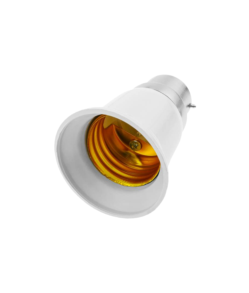 Adaptateur pour lampe douille E27 vers B22