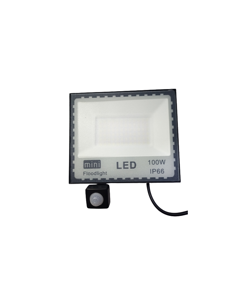 Projecteur LED 100W + détecteur mouvement Hi-Light