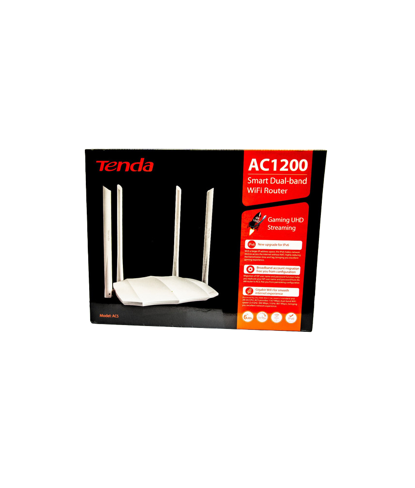 TENDA AC5  AC1200 SMART DUAL-BAND WIFI ROUTER