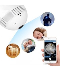Caméra Ampoule Panoramique WiFi 360° HD