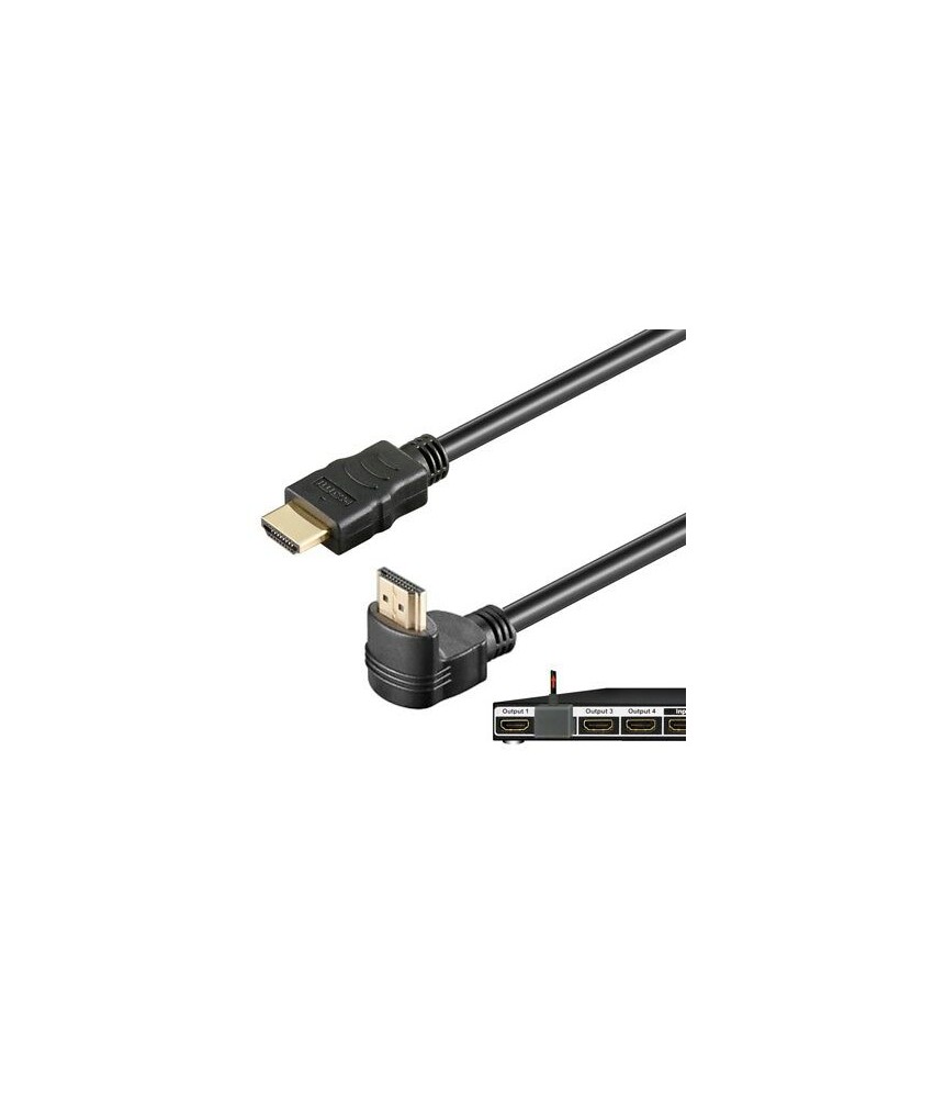 Câble HDMI Coudée 1,5m